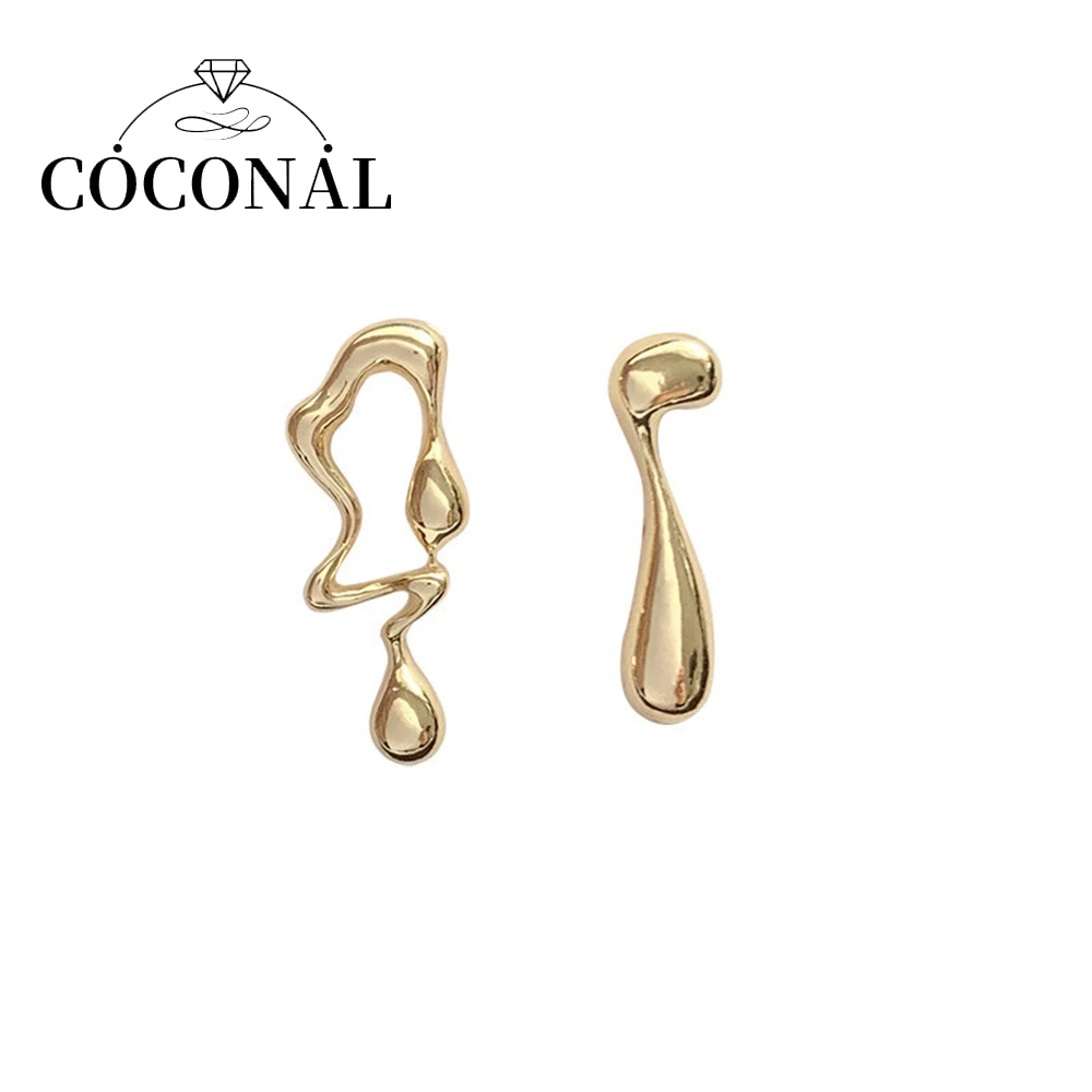 Coconal Trendy Geometric Asymmetric Notes Stud Earrings South Korea Fashion Temperament Personality Girl Women Jewelry Gift
Coconal Trendy Geometric Asymmetric Notes Stud Earrings South Korea Fashion Temperament Personality Girl Women Jewelry Gift