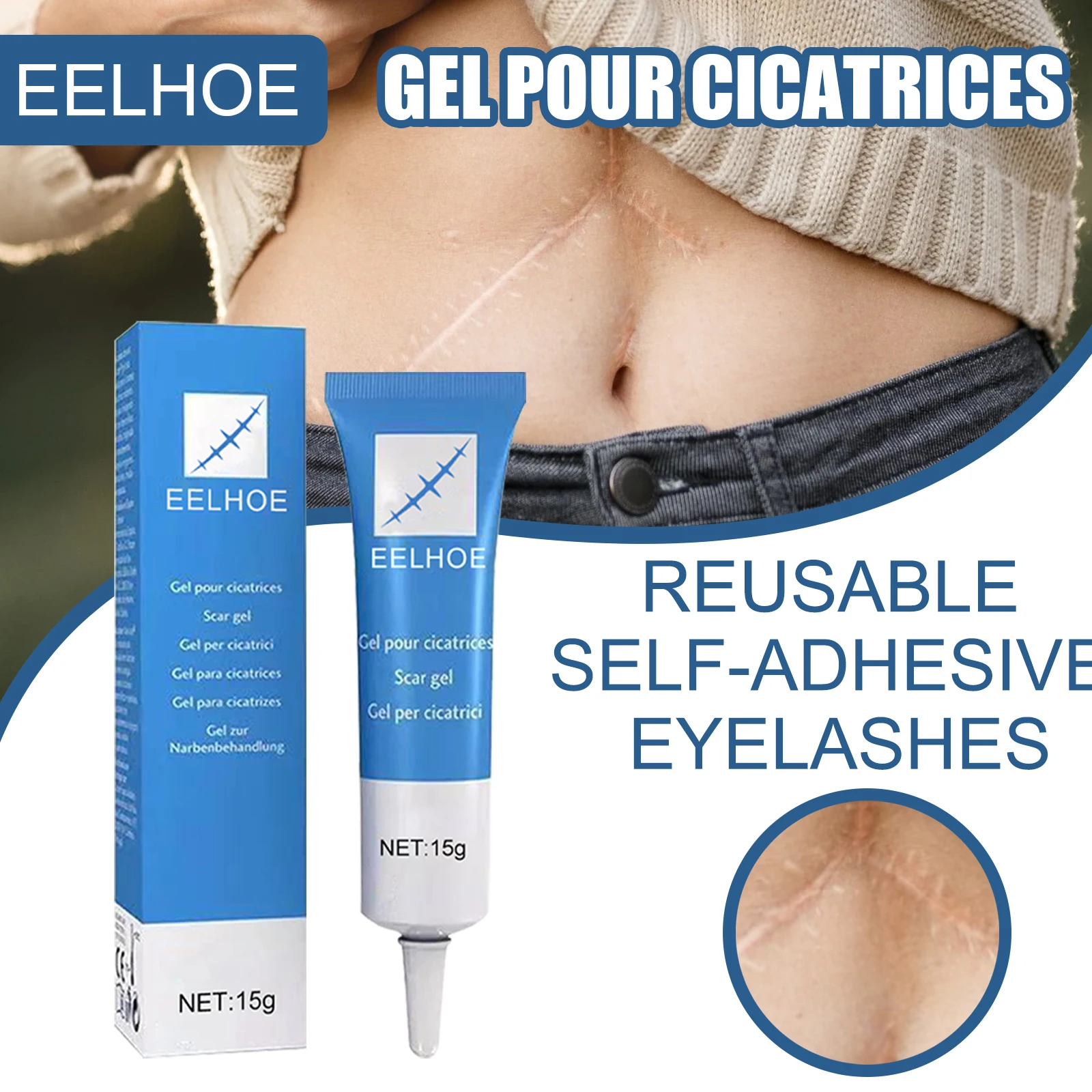 15g Scar Removal Cream Acne Scars Gel Stretch Marks Surgical Acne Scar Pigmentation Burn Spots Corrector Body Care
15g Scar Removal Cream Acne Scars Gel Stretch Marks Surgical Acne Scar Pigmentation Burn Spots Corrector Body Care