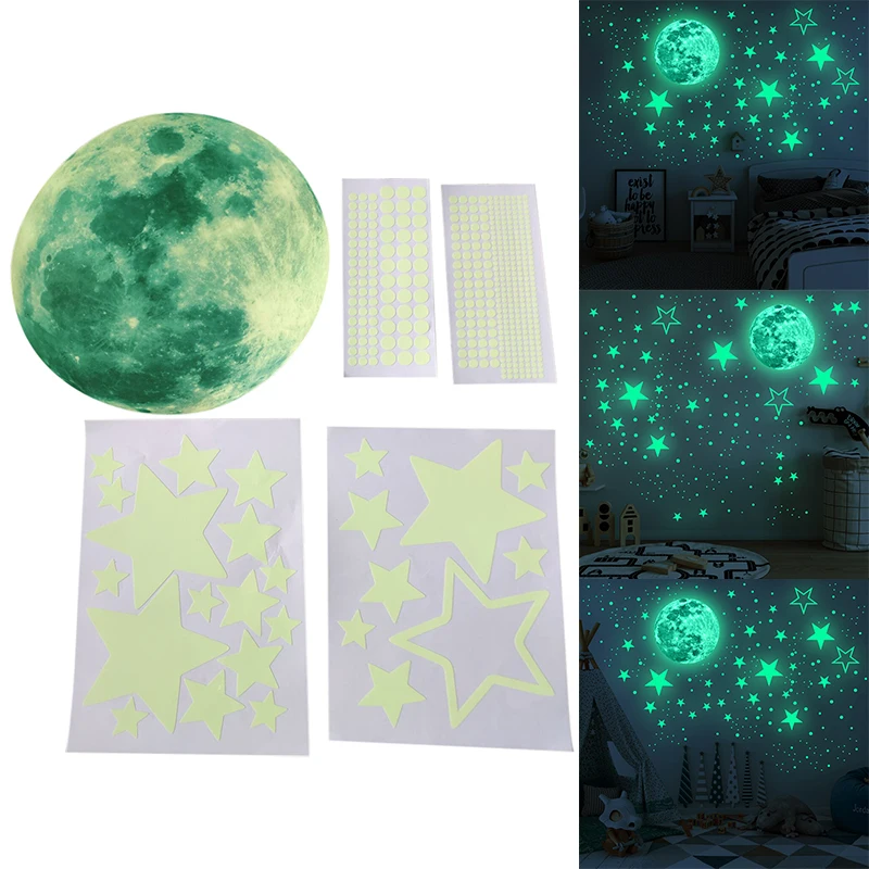 Luminous Moon and Stars Wall Stickers for Kids Room Baby Nursery Home Decoration Wall Decals Glow in the Dark Bedroom Ceiling
Luminous Moon and Stars Wall Stickers for Kids Room Baby Nursery Home Decoration Wall Decals Glow in the Dark Bedroom Ceiling
