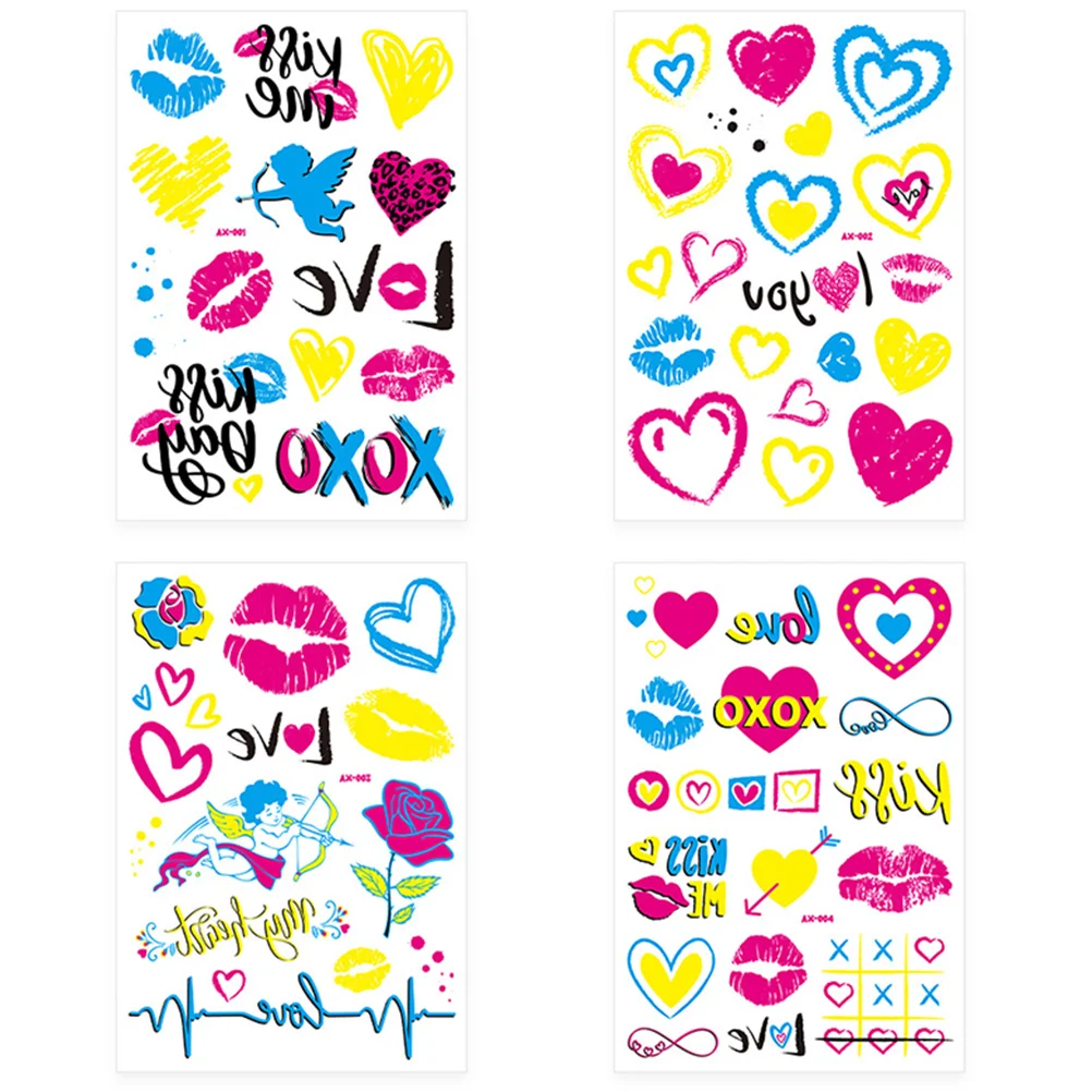 Temporarystickers Glow Fake Sticker Luminous Fluorescent Heart Girls Temp Favor Women Valentines Party Dark Theday Kids
Temporarystickers Glow Fake Sticker Luminous Fluorescent Heart Girls Temp Favor Women Valentines Party Dark Theday Kids