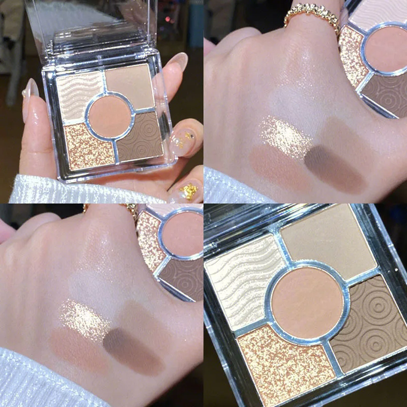 5 Colors Matte Glitter Eyeshadow Palette Shimmer Pearly Waterproof Long Lasting Acrylic Eyeshadow Palette Cosmetics Makeup Tool
5 Colors Matte Glitter Eyeshadow Palette Shimmer Pearly Waterproof Long Lasting Acrylic Eyeshadow Palette Cosmetics Makeup Tool