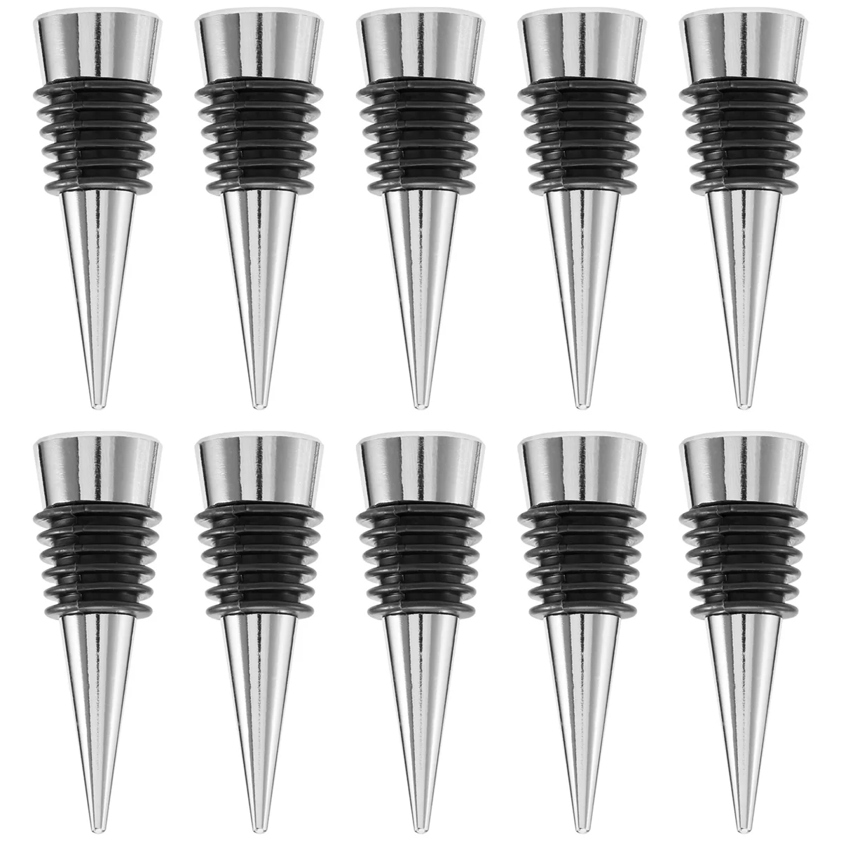 Wine Stopper,10Pcs Reusable Bottle Stoppers with Leak Proof Airtight,DIY Wine Cork for Bar,Holiday Party,Keep Wine Fresh
Wine Stopper,10Pcs Reusable Bottle Stoppers with Leak Proof Airtight,DIY Wine Cork for Bar,Holiday Party,Keep Wine Fresh