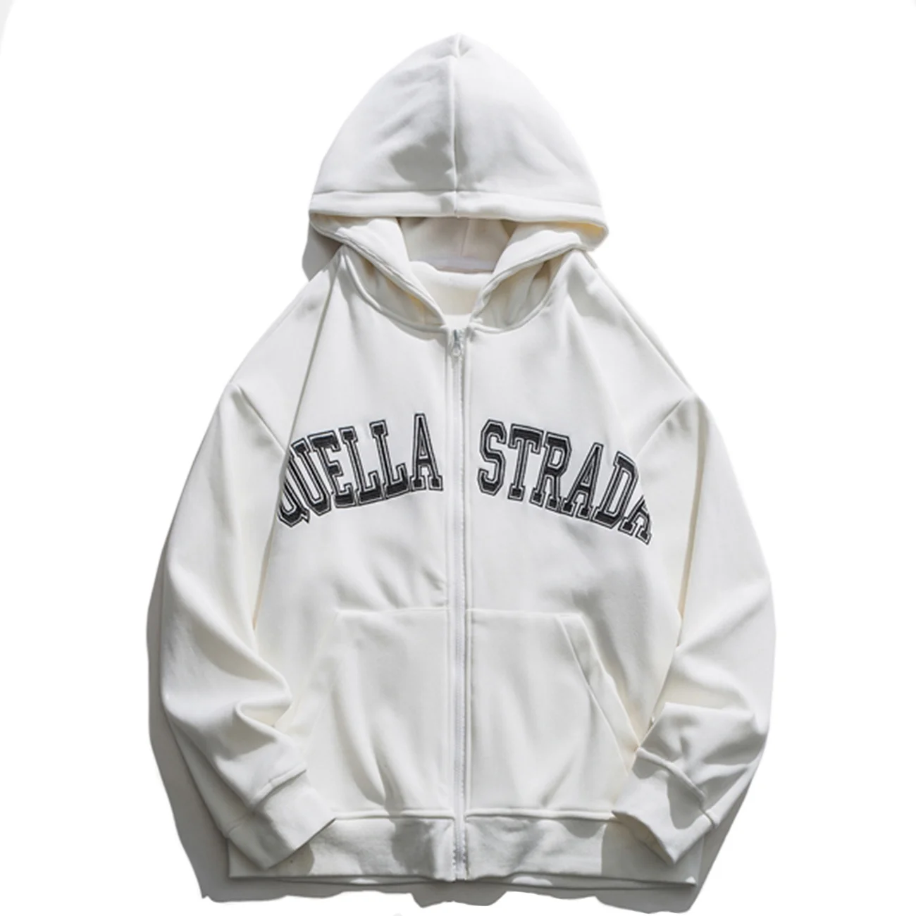 KKAYCATE Men Hooded Zipper Jacket Coat Hip Hop Streetwear Embroidery Letters Hoodie Sweatshirts Loose Unisex Hoody Casual Tops
KKAYCATE Men Hooded Zipper Jacket Coat Hip Hop Streetwear Embroidery Letters Hoodie Sweatshirts Loose Unisex Hoody Casual Tops