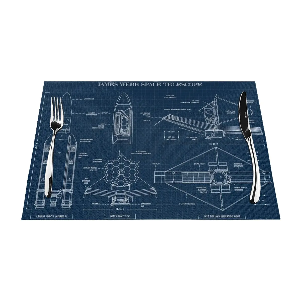James Webb Space Telescope Navy Placemat Decor Sophisticated Suitable for daily Suitable for Barbecue Easy to Clean
James Webb Space Telescope Navy Placemat Decor Sophisticated Suitable for daily Suitable for Barbecue Easy to Clean