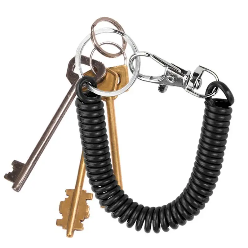 NEW Coil Spring Keychain Stretchy Spiral Spring Coil Retractable Coil Springs Keychain With Metal Clasp Key Chain Holder Lanyard
NEW Coil Spring Keychain Stretchy Spiral Spring Coil Retractable Coil Springs Keychain With Metal Clasp Key Chain Holder Lanyard