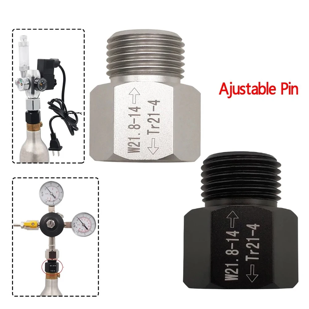 Cylinder Refill Part Cylinder Adapter Pressure Reducer Replacement Parts Rugged Design T21-4 To W21.8-14 Accessories
Cylinder Refill Part Cylinder Adapter Pressure Reducer Replacement Parts Rugged Design T21-4 To W21.8-14 Accessories