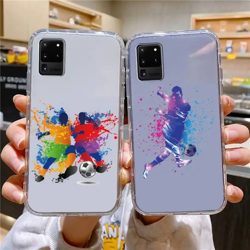 Football Palayer Phone Case For Samsung Galaxy S10 S10e A70 Edge S22 S23 Plus Ultra Note10 Transparent Cove
Football Palayer Phone Case For Samsung Galaxy S10 S10e A70 Edge S22 S23 Plus Ultra Note10 Transparent Cove
