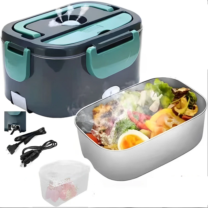 Steel 1 Liner 2 Lunch In Food Warmer Heated Electric Container Picnic Bento Heating Car Box Box Home Stainless
Steel 1 Liner 2 Lunch In Food Warmer Heated Electric Container Picnic Bento Heating Car Box Box Home Stainless