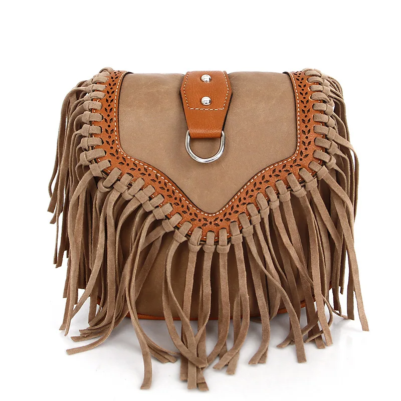 Tassel Messenger Bag Series Women's Bag European And American New Fashion Retro Shoulder Bag Frosted Bag
Tassel Messenger Bag Series Women's Bag European And American New Fashion Retro Shoulder Bag Frosted Bag