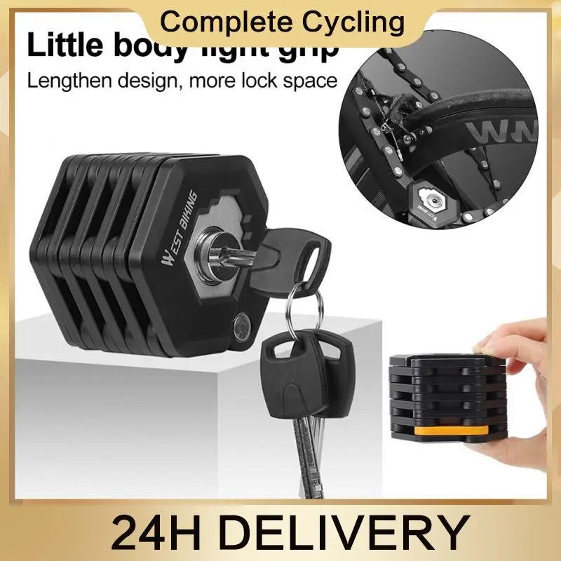 Bike 26-section Anti-theft Folding Lock Key Lock Waterproof Anti-rust LocMountain Bike Electric Bicycle Safety Protection Lock
Bike 26-section Anti-theft Folding Lock Key Lock Waterproof Anti-rust LocMountain Bike Electric Bicycle Safety Protection Lock