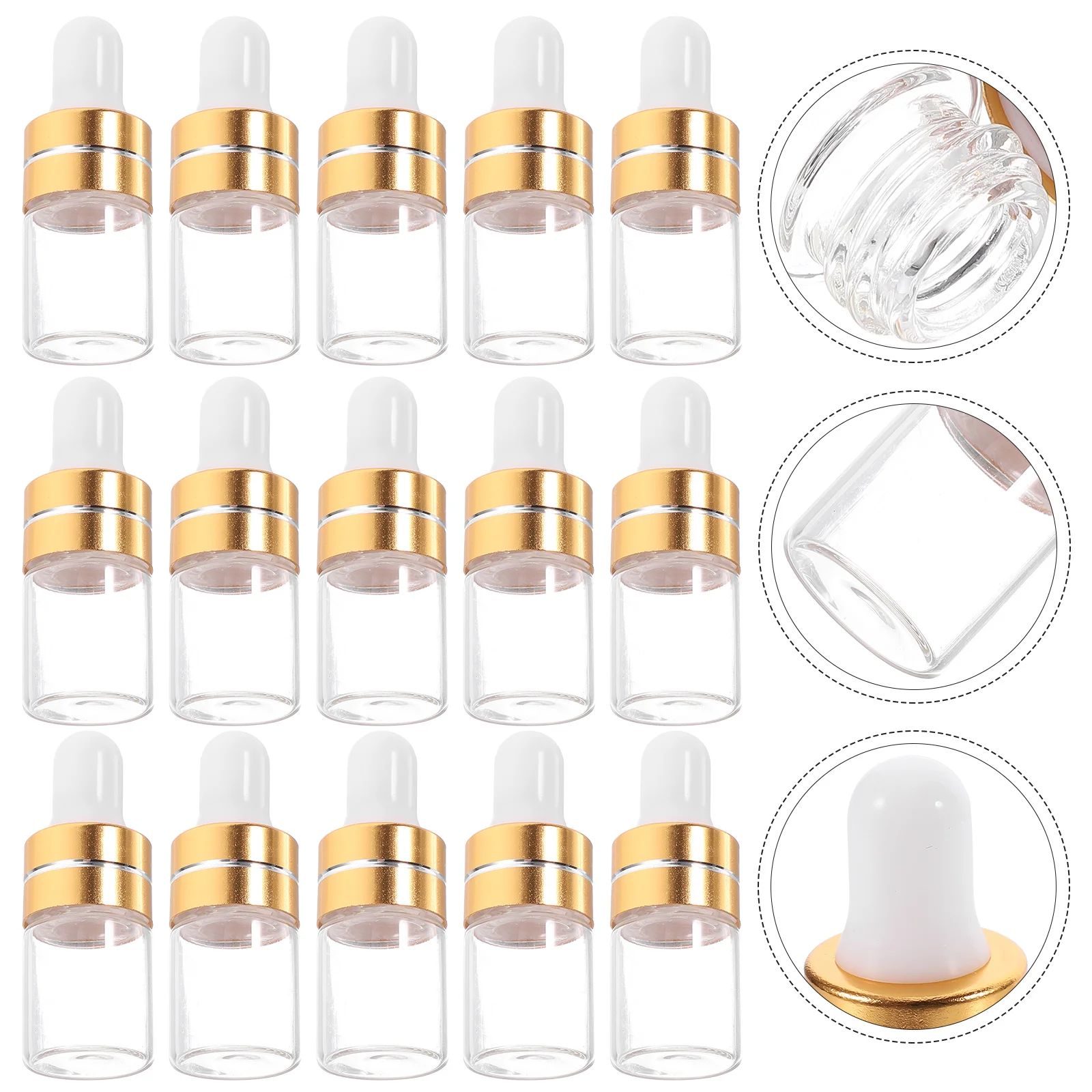 50 Pcs Soap Travel Container Dropper Bottle Subpackaging Essential Oil Refillable
50 Pcs Soap Travel Container Dropper Bottle Subpackaging Essential Oil Refillable