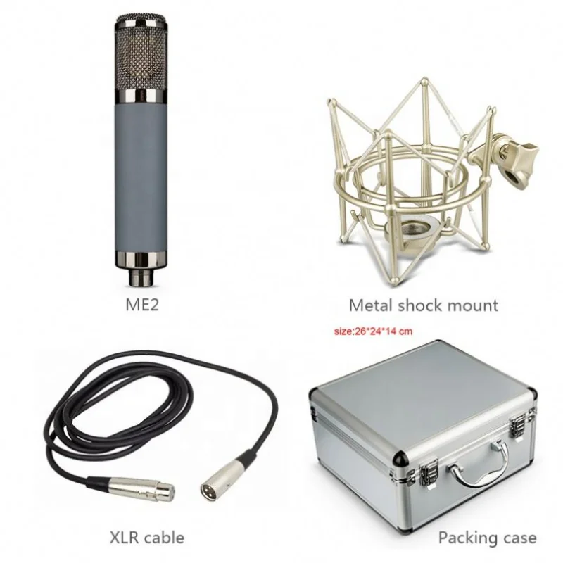 AOSHEN ME2 Professional Large Diaphragm Condenser Microphone Studio Mic for Recording Podcast Dubbing
AOSHEN ME2 Professional Large Diaphragm Condenser Microphone Studio Mic for Recording Podcast Dubbing