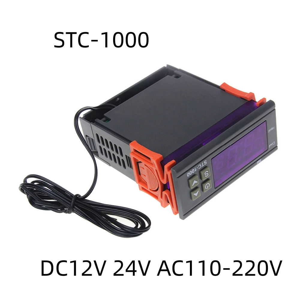 Цифровой термостат STC-1000, терморегулятор для инкубатора с нагревателем и охладителем 12 В 24 В 220 В 
Цифровой термостат STC-1000, терморегулятор для инкубатора с нагревателем и охладителем 12 В 24 В 220 В