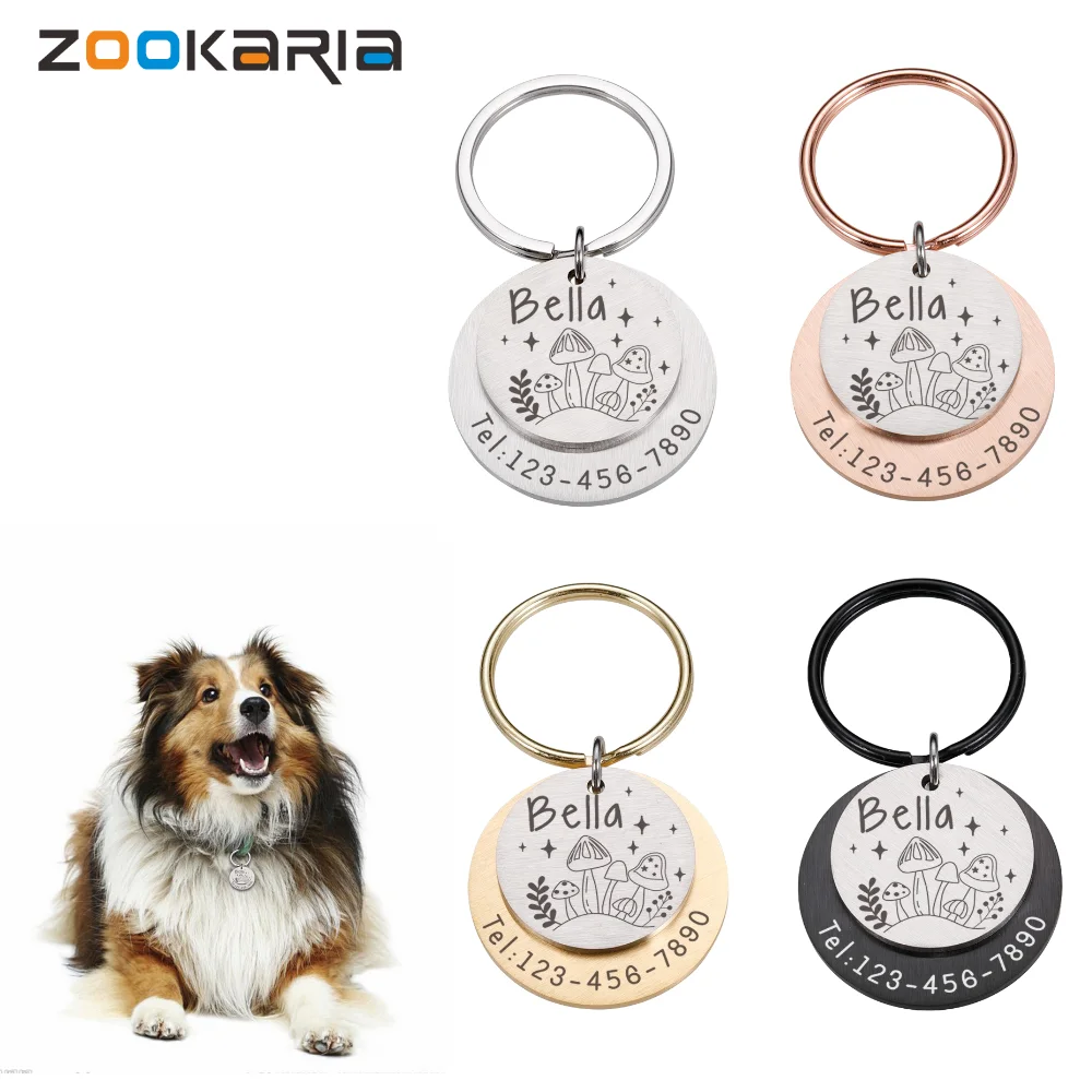 Pet ID Tags Engraving Anti-lost Dog Tag Identification Customized Pet Name Puppy Collar Cat Tag Pet Supplies Personalized Gift
Pet ID Tags Engraving Anti-lost Dog Tag Identification Customized Pet Name Puppy Collar Cat Tag Pet Supplies Personalized Gift