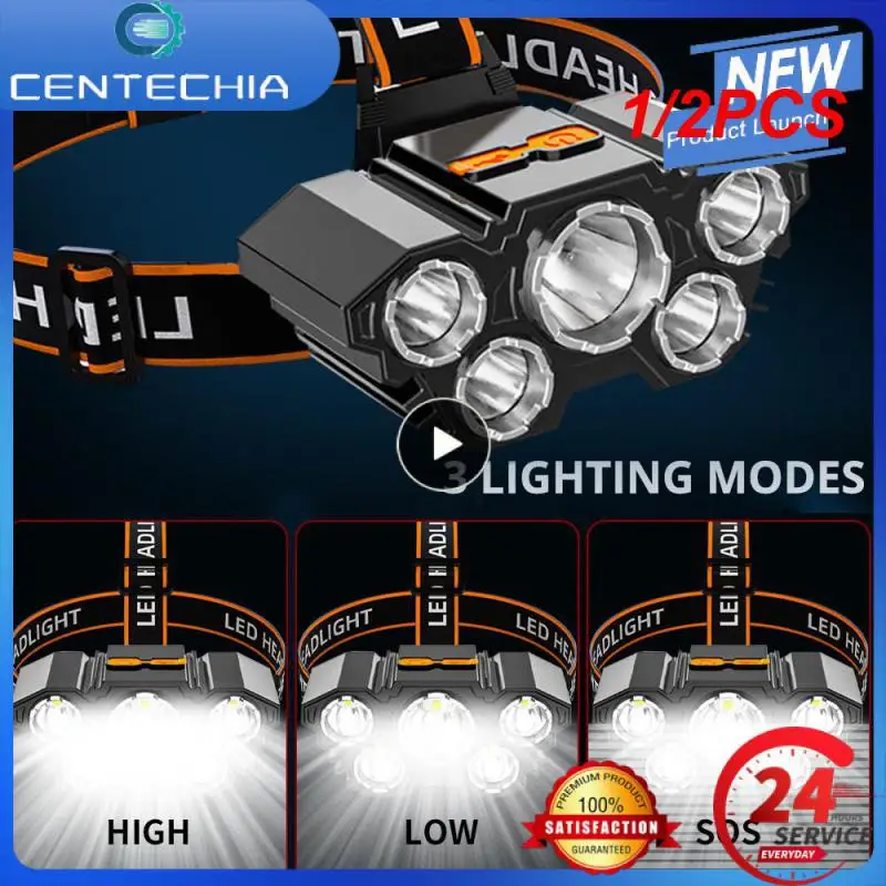 1/2PCS Led Strong Headlight Super Bright Head-Mounted Flashlight Usb Rechargeable Built-in Battery Outdoor Rechargeable Night
1/2PCS Led Strong Headlight Super Bright Head-Mounted Flashlight Usb Rechargeable Built-in Battery Outdoor Rechargeable Night