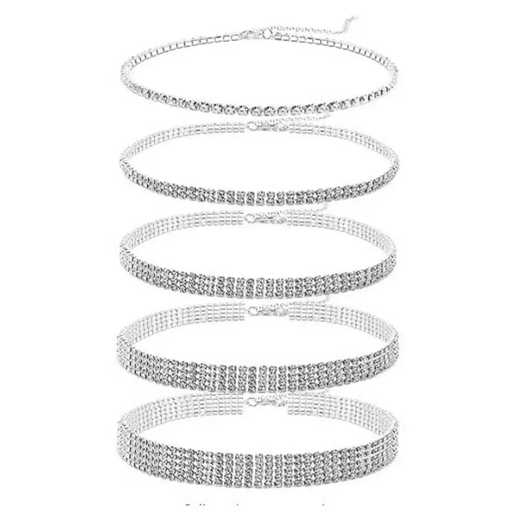 Party Lovers Silver Gifts Crystal Collar Chain Rhinestone Choker Bridal Women Jewelry Necklace
Party Lovers Silver Gifts Crystal Collar Chain Rhinestone Choker Bridal Women Jewelry Necklace