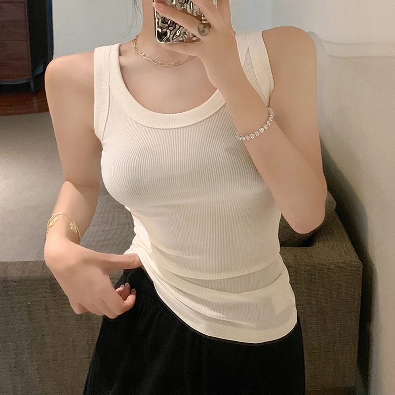 Summer port wind slim-fit elastic thread outside wear anti-go light cover deputy breast suspender vest female inner top
Summer port wind slim-fit elastic thread outside wear anti-go light cover deputy breast suspender vest female inner top