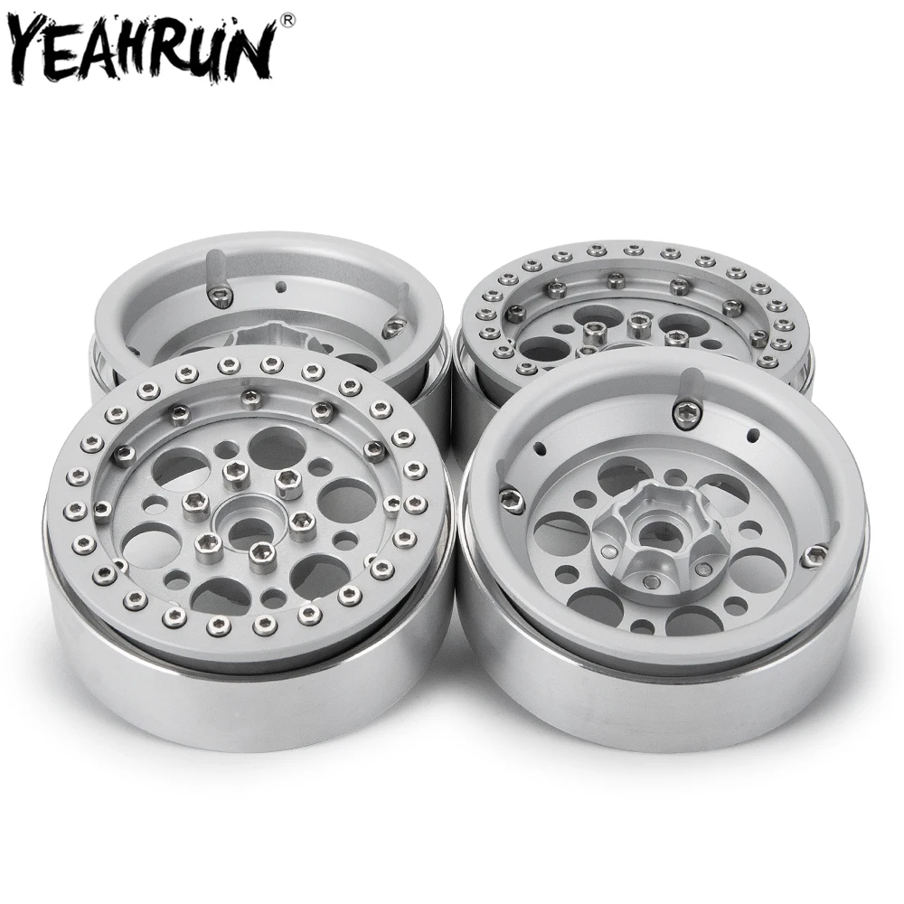 YEAHRUN 1.9 inch 25mm Aluminum Beadlock Wheel Rims For 1/10 Axial SCX10 90026 90046 Traxxas TRX4 D90 D110 RC Crawler Car
YEAHRUN 1.9 inch 25mm Aluminum Beadlock Wheel Rims For 1/10 Axial SCX10 90026 90046 Traxxas TRX4 D90 D110 RC Crawler Car