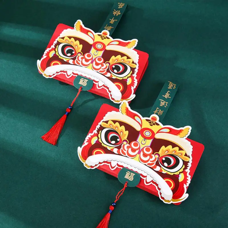 Chinese New Year Red Envelopes Folding Lucky Packets Spring Festival Money Pockets Cartoon Tiger Hongbao Home New Year Supplies
Chinese New Year Red Envelopes Folding Lucky Packets Spring Festival Money Pockets Cartoon Tiger Hongbao Home New Year Supplies