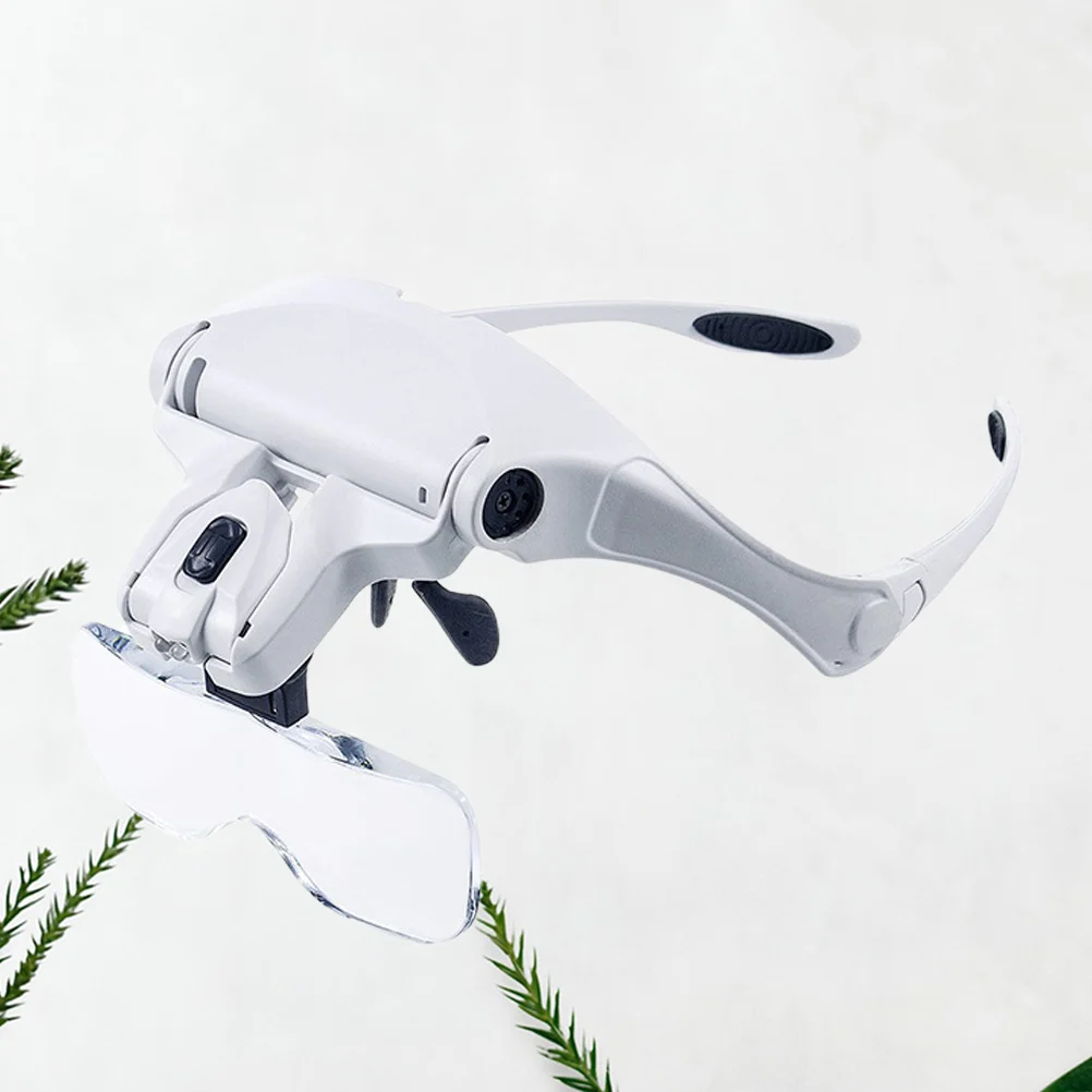 Glass Type with Light Read Multiple Lens Replacement Wear LED Magnifying Glasses without Battery (5 Replaceable Lenses)
Glass Type with Light Read Multiple Lens Replacement Wear LED Magnifying Glasses without Battery (5 Replaceable Lenses)