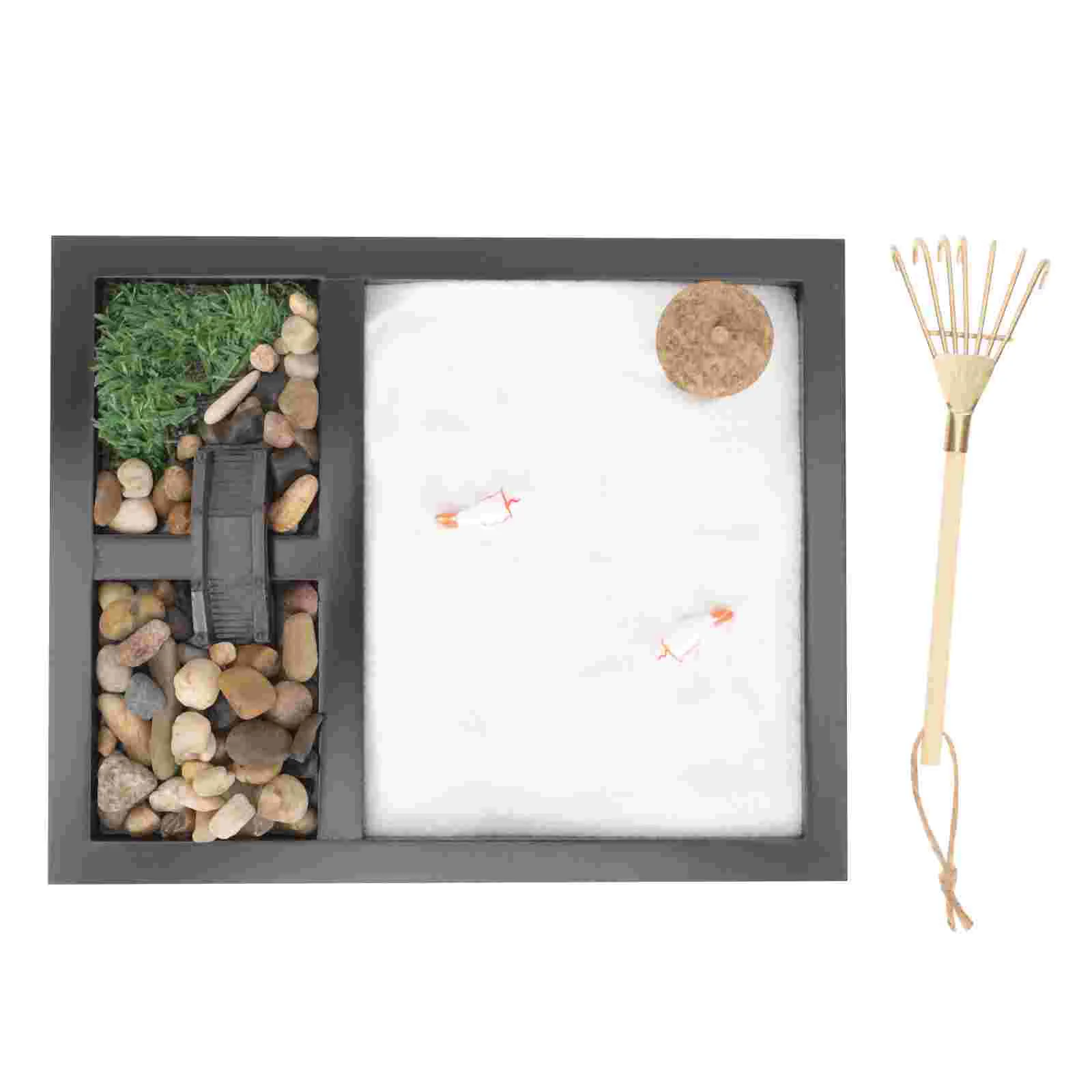 Zen Garden Sand Table Sandbox Desk Mini Meditation Desktop Japanese Kit For Decor Indoor Figurine Microlandscape Model Statue
Zen Garden Sand Table Sandbox Desk Mini Meditation Desktop Japanese Kit For Decor Indoor Figurine Microlandscape Model Statue