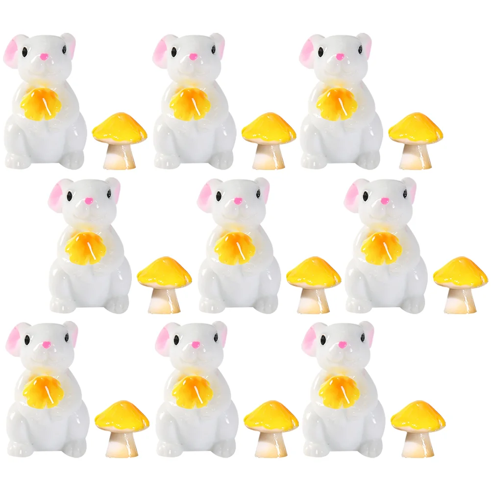 20pcs Bunny Figurine Rabbit Ornaments Mushroom Figurines Bunny Adornment Gardening Ornaments Garden Adornment Miniature Crafts
20pcs Bunny Figurine Rabbit Ornaments Mushroom Figurines Bunny Adornment Gardening Ornaments Garden Adornment Miniature Crafts