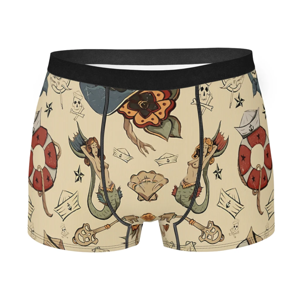 Sea Tattoo Repeating Pattern Tattoos Art Underpants Cotton Panties Male Underwear Ventilate Shorts Boxer Briefs
Sea Tattoo Repeating Pattern Tattoos Art Underpants Cotton Panties Male Underwear Ventilate Shorts Boxer Briefs