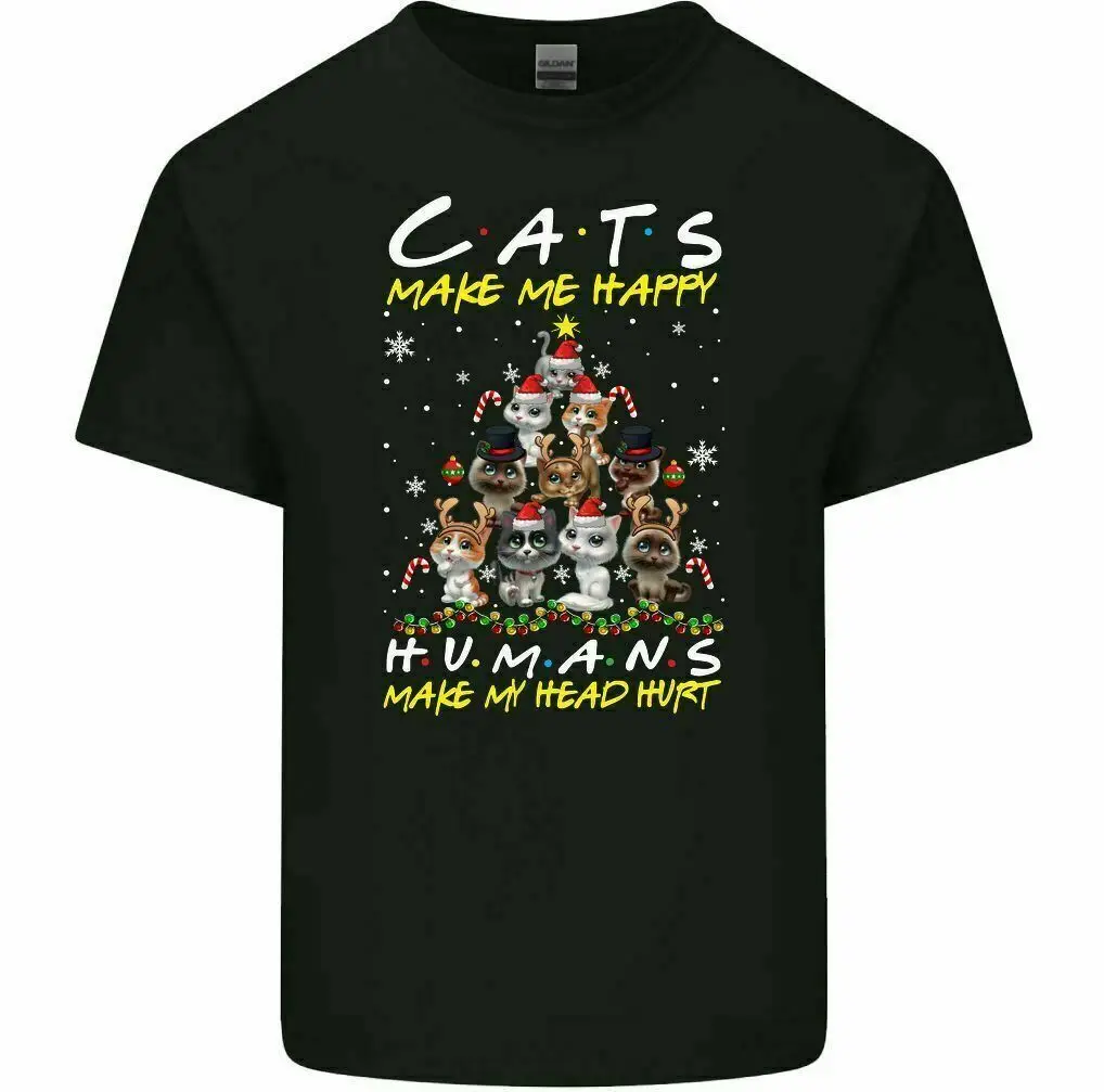 Футболка с надписью «Make Me Happy Christmas»
Футболка с надписью «Make Me Happy Christmas»