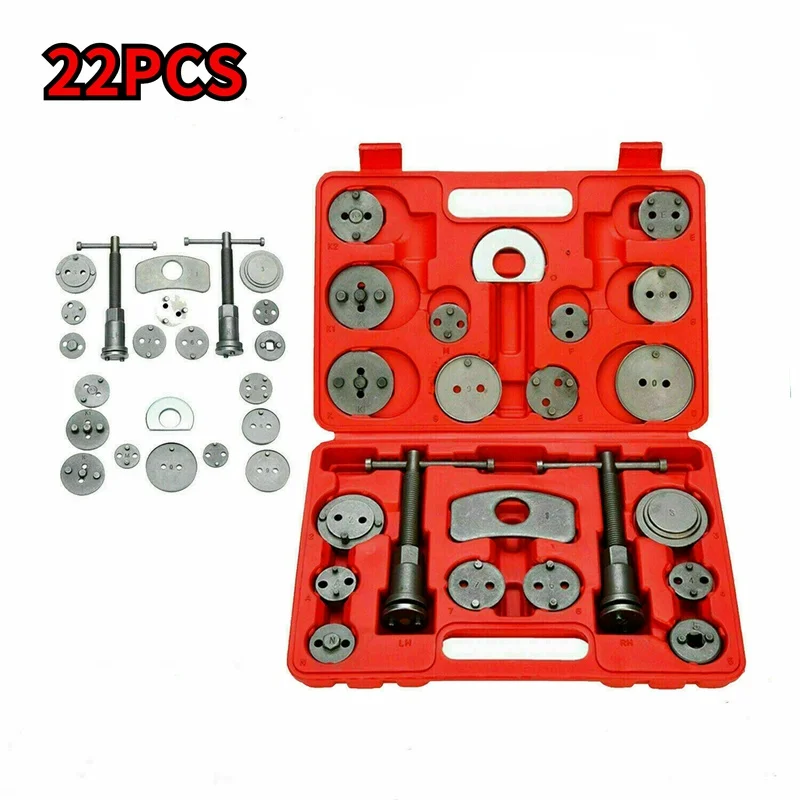 22 PCS/Set Brake Cylinder Adjustment Combination Automobile Brake Pad Tools Replacement and Disassembly of Brake Cylinder
22 PCS/Set Brake Cylinder Adjustment Combination Automobile Brake Pad Tools Replacement and Disassembly of Brake Cylinder