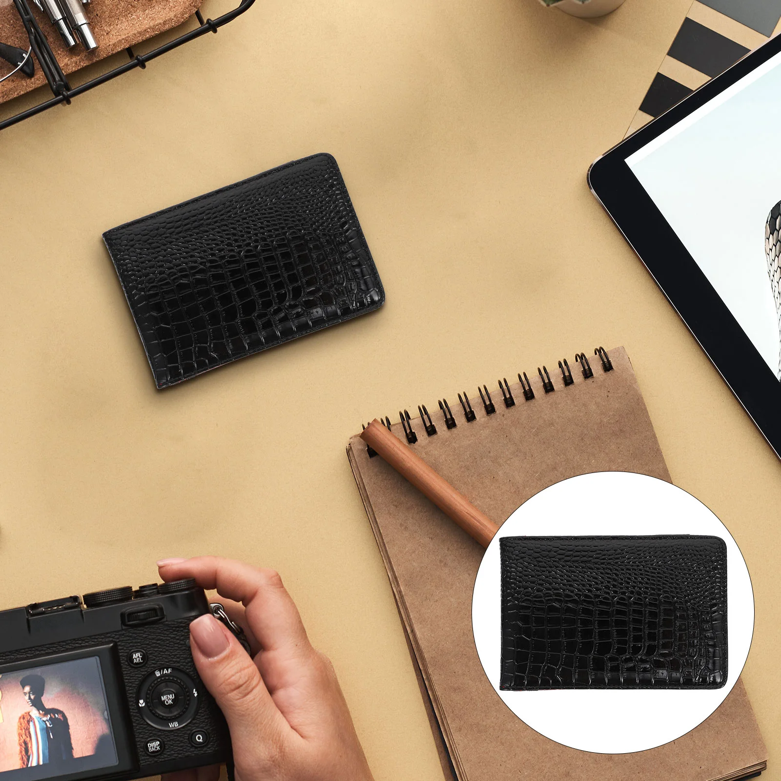 Credit Book Case Stationery Protective Cover Travel Notebook Filling Integral Imitation Fashionable
Credit Book Case Stationery Protective Cover Travel Notebook Filling Integral Imitation Fashionable