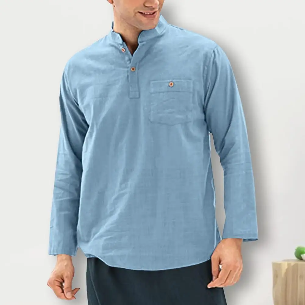 Stand Collar Stylish Solid Color Summer Shirt Casual Summer Shirt Quick Dry Dating Clothing
Stand Collar Stylish Solid Color Summer Shirt Casual Summer Shirt Quick Dry Dating Clothing