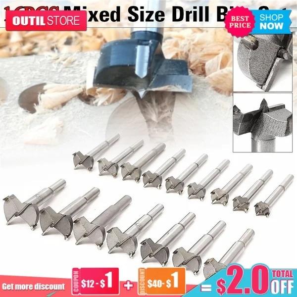 Набор инструментов, комплект из 16 твердосплавных отверстий 15-35 мм, для работ по дереву
Набор инструментов, комплект из 16 твердосплавных отверстий 15-35 мм, для работ по дереву