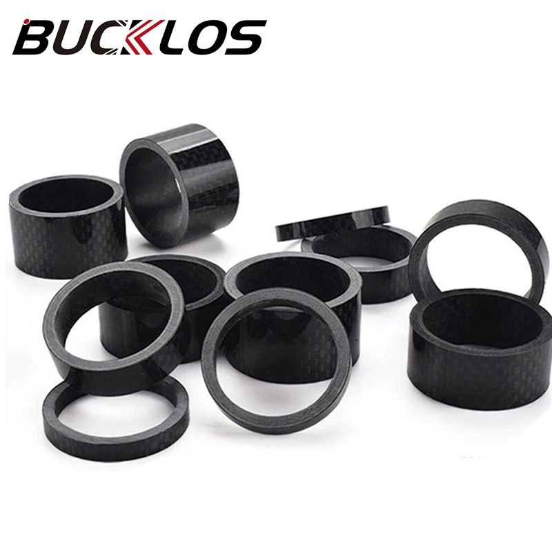 BUCKLOS 11pcs Bicycle Headset Spacers Carbon Fiber Spacers for 28.6mm Fork Tube 2/3/5/10/15/20mm Road Mountain Bike Washer Ring
BUCKLOS 11pcs Bicycle Headset Spacers Carbon Fiber Spacers for 28.6mm Fork Tube 2/3/5/10/15/20mm Road Mountain Bike Washer Ring