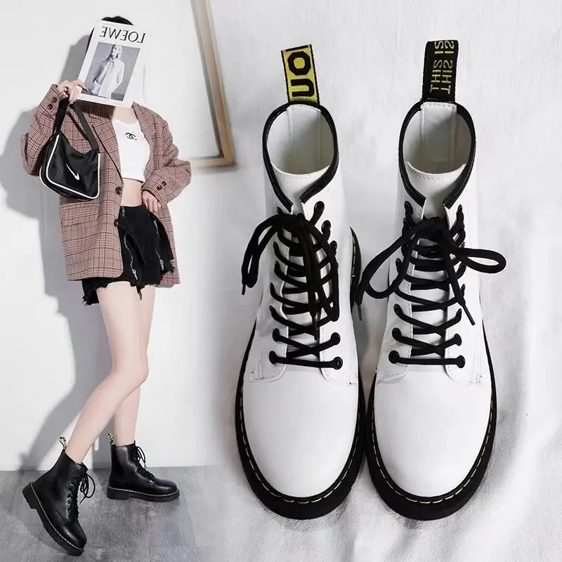 Martin Boots Men 2022 Autumn Winter Anker Boots Women Sneaker Leather Classic Botas Hombre Platform Lace-up Casual Martens Shoes
Martin Boots Men 2022 Autumn Winter Anker Boots Women Sneaker Leather Classic Botas Hombre Platform Lace-up Casual Martens Shoes