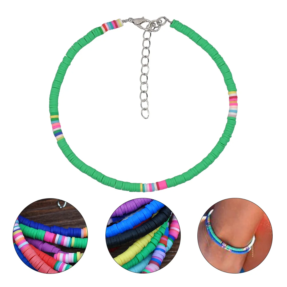 

Clay Anklet Fashionable Creative Jewelry Chain Beach Foot Pendant Bohemian Style