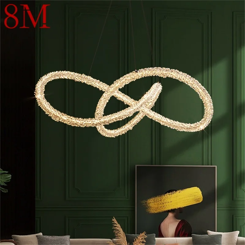 8M Modern Pendant Lamp Creative Gold Luxury Chandelier LED Crystal Fixtures For Living Room Bedroom
8M Modern Pendant Lamp Creative Gold Luxury Chandelier LED Crystal Fixtures For Living Room Bedroom