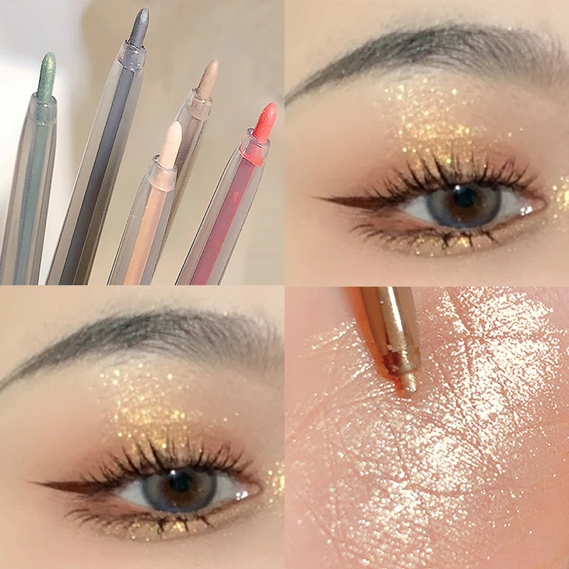 5 Color Diamond Glitter Eyeshadow Liner Pencil Waterproof Sweat-proof Not Easy To Smudge Shiny Eyeliner Outline Gel Pen Cosmetic
5 Color Diamond Glitter Eyeshadow Liner Pencil Waterproof Sweat-proof Not Easy To Smudge Shiny Eyeliner Outline Gel Pen Cosmetic