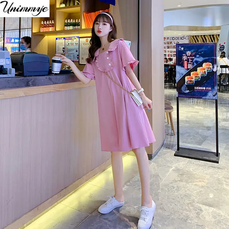 Женское хлопковое платье средней длины, розовое повседневное свободное платье с коротким рукавом и высокой талией, модель J275 в Корейском ст...
Женское хлопковое платье средней длины, розовое повседневное свободное платье с коротким рукавом и высокой талией, модель J275 в Корейском ст...