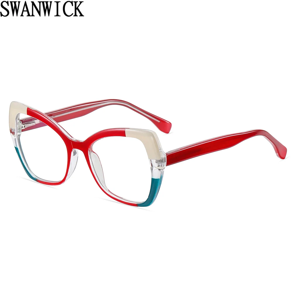 Очки Swanwick женские в Европейском стиле, аксессуар для очков «кошачий глаз», голусветильник зеленые, оранжевые, с пружинной петлей, tr90
Очки Swanwick женские в Европейском стиле, аксессуар для очков «кошачий глаз», голусветильник зеленые, оранжевые, с пружинной петлей, tr90