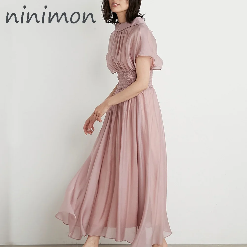 NINIMON Japan Style Ruffles Short Sleeve Lace-up Chic Slim Waist Robe with Camis A-line Long Dress 2022 Summer Sweet Bow Vestido
NINIMON Japan Style Ruffles Short Sleeve Lace-up Chic Slim Waist Robe with Camis A-line Long Dress 2022 Summer Sweet Bow Vestido