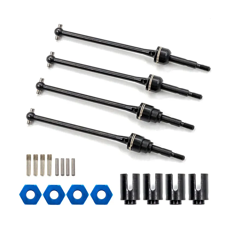 4 pcs Dog bone CVD drive shaft steel for 1/10 Slash4x4 rustler 2WD huanqi 727
4 pcs Dog bone CVD drive shaft steel for 1/10 Slash4x4 rustler 2WD huanqi 727