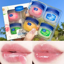4/1Pcs Natural Lip Balm Moisturizing Lipstick Base Cute Makeup Anti-Cracking Lip Oil Original Korean Cosmetics Skin Care Product