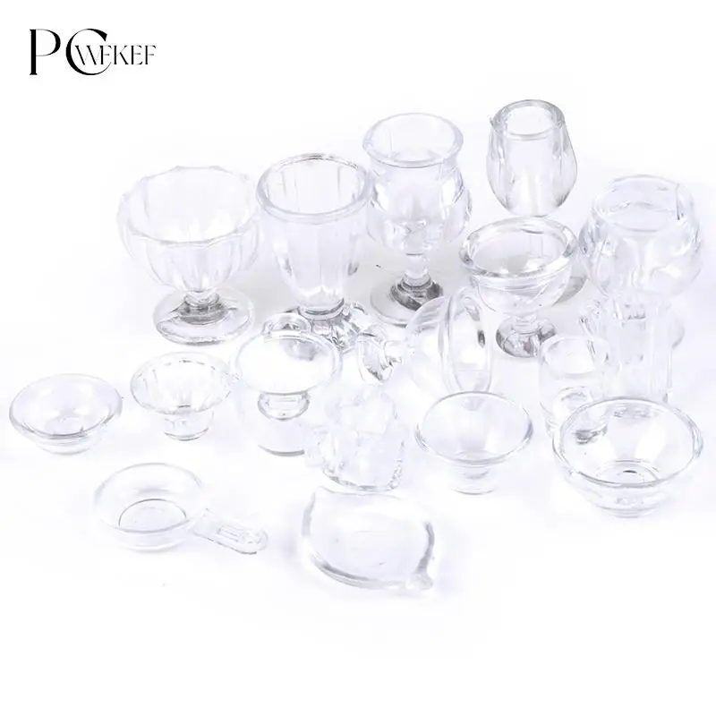17Pcs/Set Mini Transparent Kitchenware Toy Drink Cups Dish Plate Tableware Miniatures DIY Pretend Play
17Pcs/Set Mini Transparent Kitchenware Toy Drink Cups Dish Plate Tableware Miniatures DIY Pretend Play