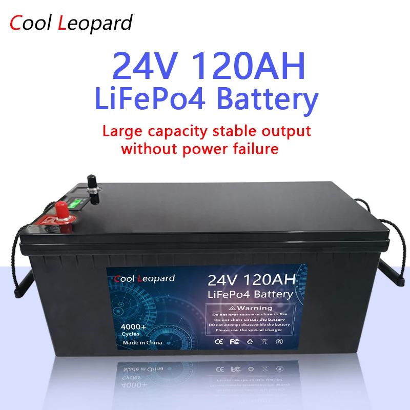 New 24v LiFePo4 Battery 120Ah,For Inverter Solar Panel Scooter Power Boat Light 24V Lithium Iron Phosphate Battery,Built-in BMS
New 24v LiFePo4 Battery 120Ah,For Inverter Solar Panel Scooter Power Boat Light 24V Lithium Iron Phosphate Battery,Built-in BMS