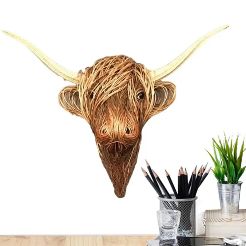 Farmhouse Wall Decor Resin Highland Cow Wall Mounted Decorations Wall Mounted Animal Decorations For Collection Realistic Cow
Farmhouse Wall Decor Resin Highland Cow Wall Mounted Decorations Wall Mounted Animal Decorations For Collection Realistic Cow