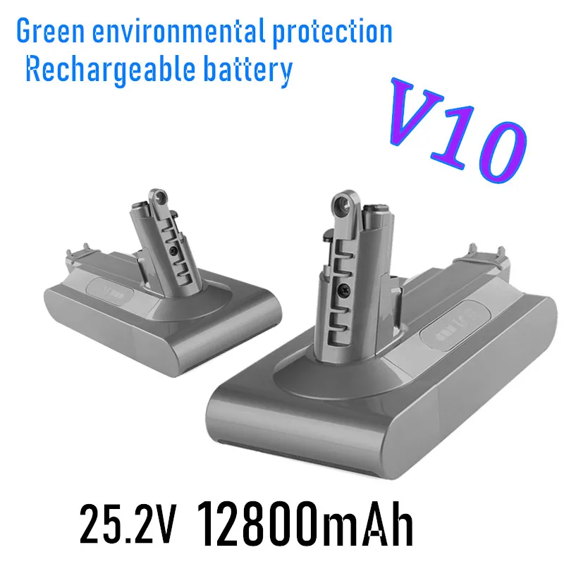 25.2V Battery 12800mAh Replacement Battery for Dyson V10 Absolute Cord-Free Vacuum Handheld Cleaner Dyson V10 Battery
25.2V Battery 12800mAh Replacement Battery for Dyson V10 Absolute Cord-Free Vacuum Handheld Cleaner Dyson V10 Battery