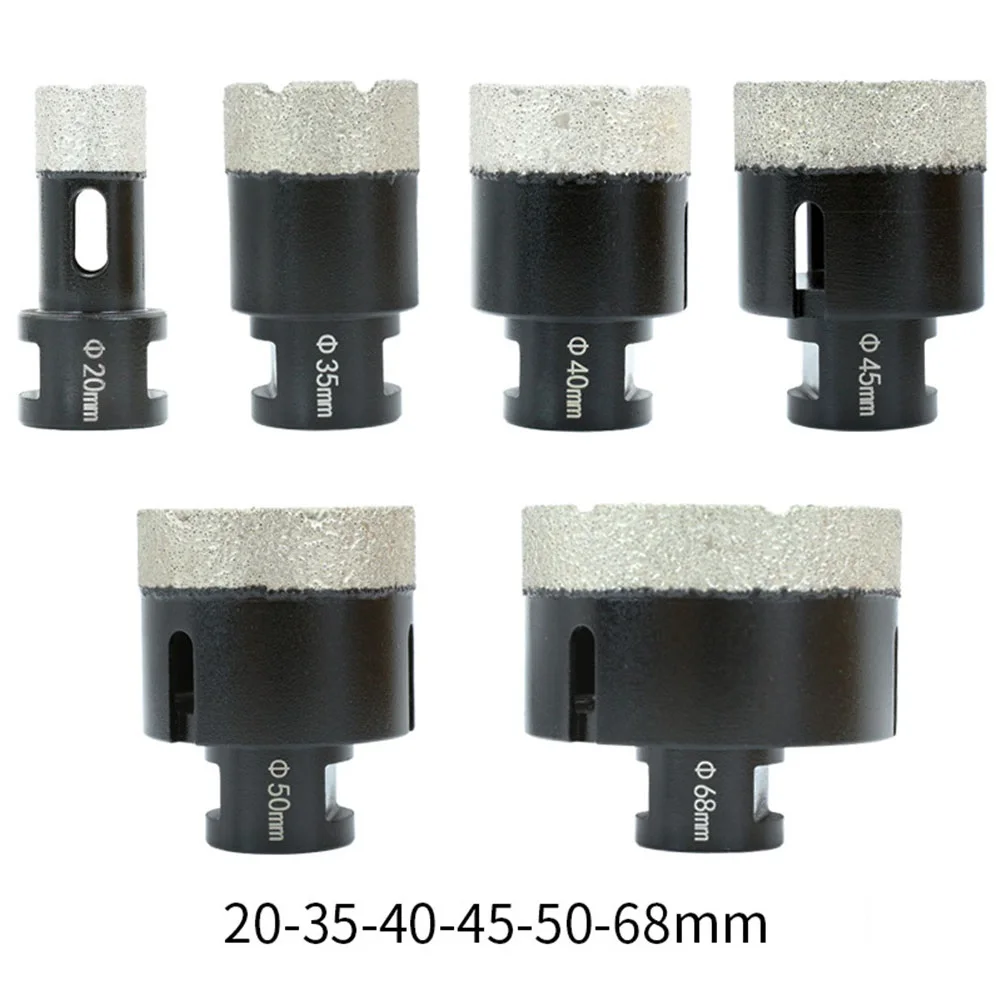 6PCS M14 Thread Vacuum Thread Brazed Hole Opener Drilling Core Bits Drill Bits For Diamond Ceramic Tile Granite Marble 20mm-68mm
6PCS M14 Thread Vacuum Thread Brazed Hole Opener Drilling Core Bits Drill Bits For Diamond Ceramic Tile Granite Marble 20mm-68mm
