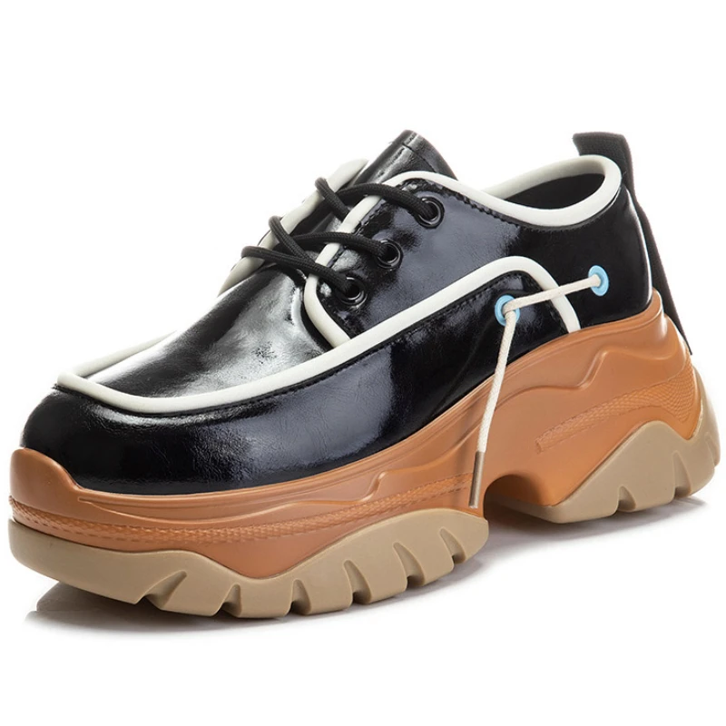 Designer Brand Genuine Leather Women Platform Loafers Spring British Style Single Shoes Female Thick Sole Fashion Casual Shoes
Designer Brand Genuine Leather Women Platform Loafers Spring British Style Single Shoes Female Thick Sole Fashion Casual Shoes