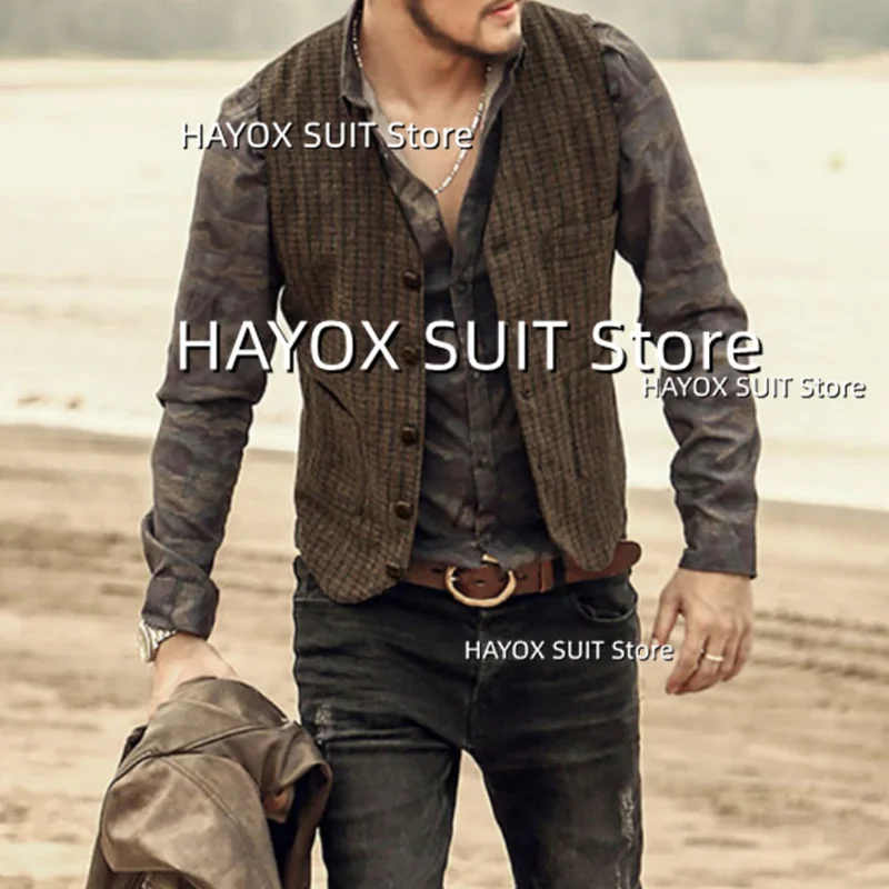 Men's Suit Vest Slim Fit Single Breasted V Neck Fashion Business Dress Sleeveless Jackets Steampunk Wedding Party Waistcoat
Men's Suit Vest Slim Fit Single Breasted V Neck Fashion Business Dress Sleeveless Jackets Steampunk Wedding Party Waistcoat