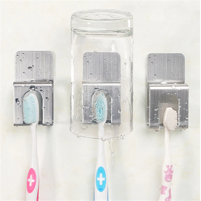 Stainless Steel Silver White punch-free Manual Electric Toothbrush Holder Bathroom Storage Supplies Home Accessories
Stainless Steel Silver White punch-free Manual Electric Toothbrush Holder Bathroom Storage Supplies Home Accessories